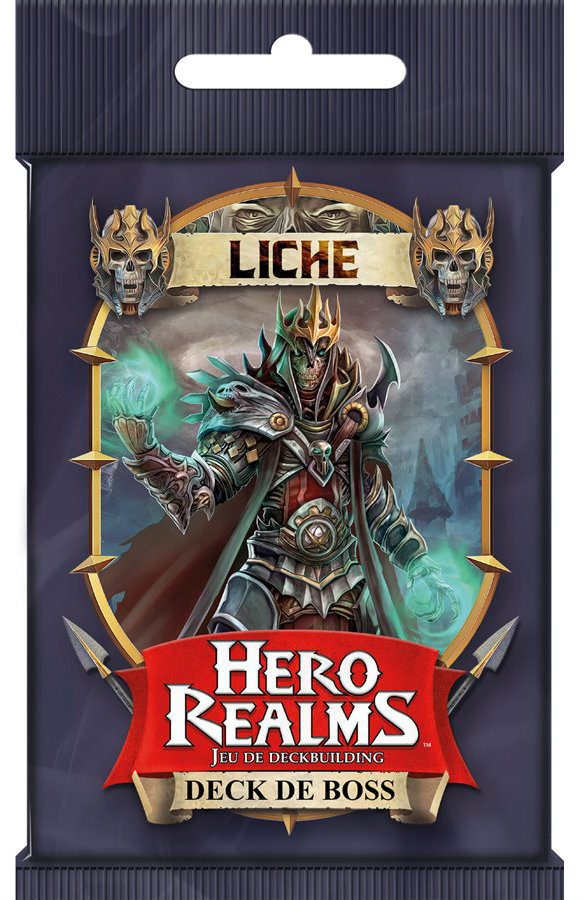 Boite du jeu Hero Realms Deck Boss Lich offert chez LilloJEUX