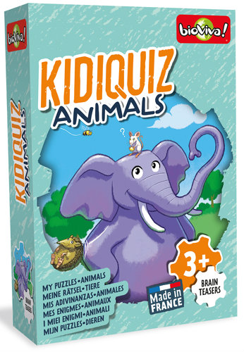 Boîte du jeu Kidiquiz Animals offert chez LilloJEUX
