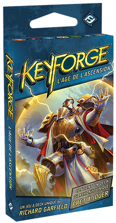 Boîte du jeu Keyforge L'Âge de L'Ascension