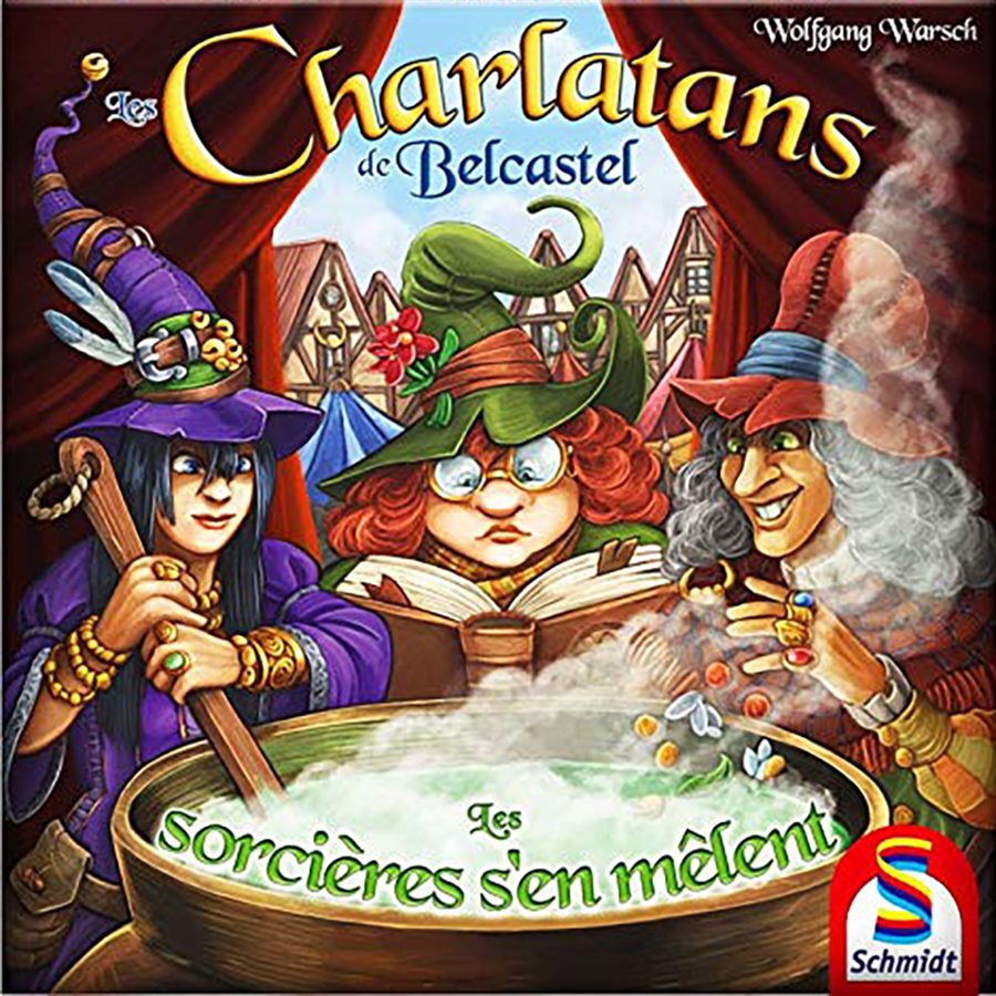 Boîte du jeu Les Charlatans de Belcastel: les sorcières s'en mêlent offert chez LilloJEUX