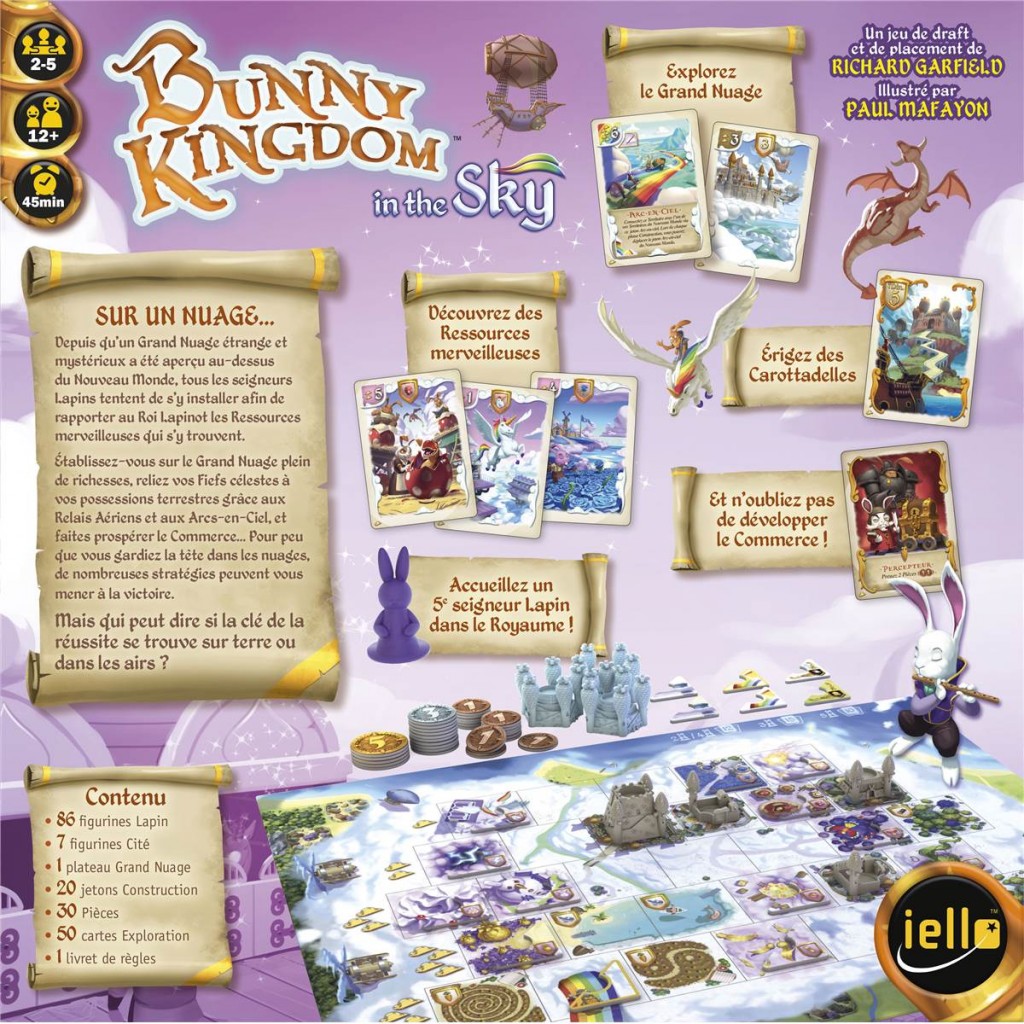 Présentation du jeu Bunny Kingdom in the Sky offert chez LilloJEUX