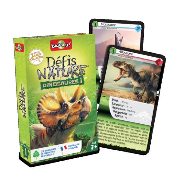 Présentation du jeu Défis Nature : Dinosaures 1 Vert (Nouvelle Version)