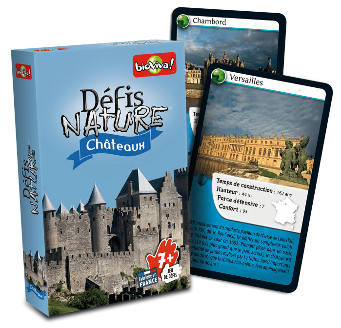 Présentation du jeu Défis Nature Châteaux offert chez LilloJEUX