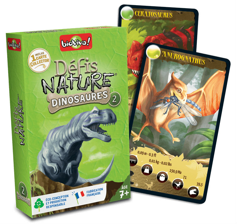 Présentation du jeu Défis Nature Dinosaures 2 offert chez LilloJEUX