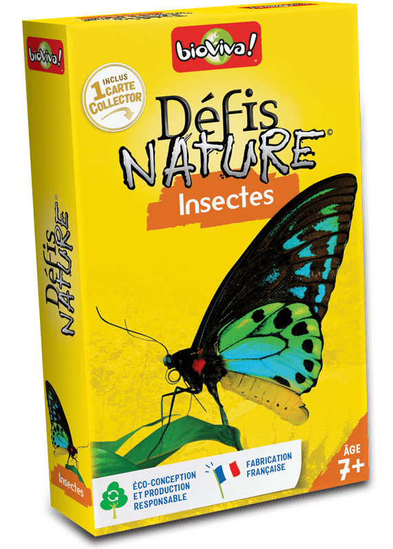 Boite du jeu Défis Nature Insectes offert chez LilloJEUX