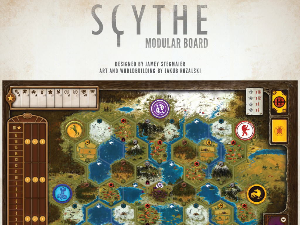 Boîte du jeu Scythe Plateau Modulaire