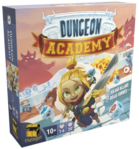 Boite du jeu Dungeon Academy offert chez LilloJEUX