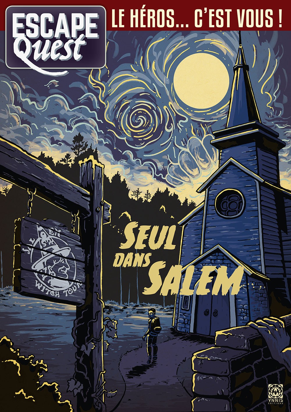 Boite du livre-jeu Escape Quest 3 - Seul à Salem offert chez LilloJEUX