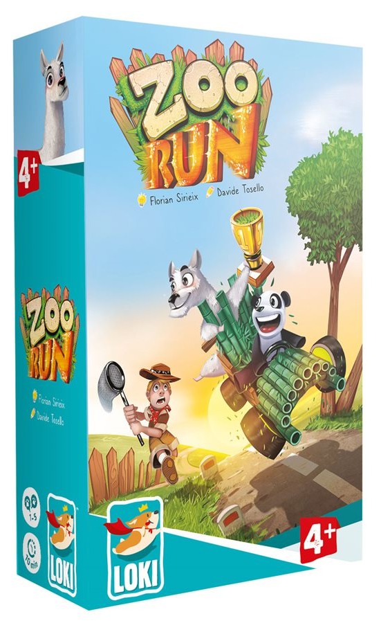 Boite du jeu Zoo Run offert chez LilloJEUX