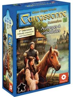 Boite du jeu Carcassonne Ext1-Auberges & Cathédrales offert chez LilloJEUX