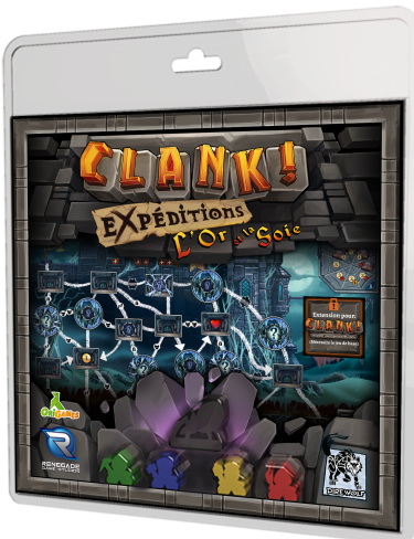Boite du jeu Clank! Expéditions L'Or et la Soie (extension) offert chez LilloJEUX