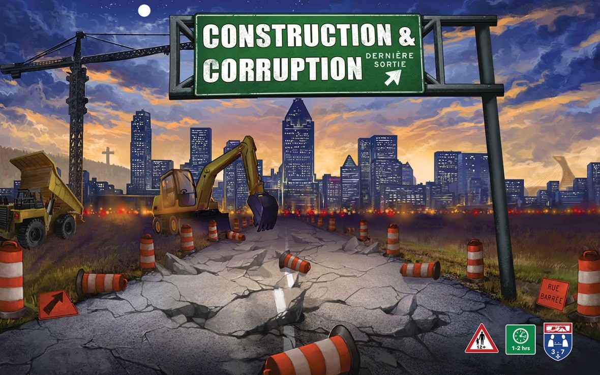 Boite du jeu Construction & Corruption offert chez LilloJEUX