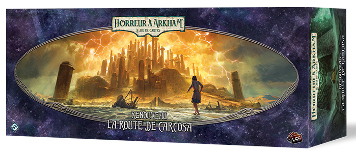 Boite du jeu Horreur à Arkham JCE - Renouveau La Route de Carcosa offert chez LilloJEUX