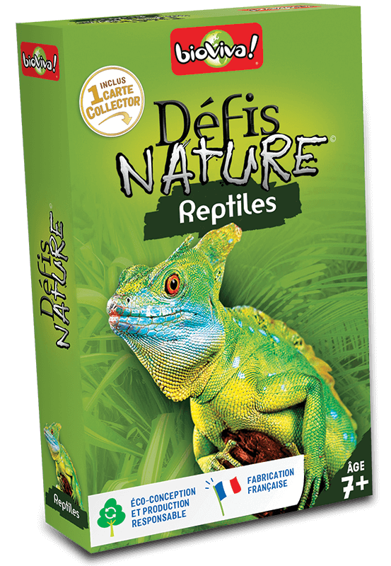 Boite du jeu Défis Nature - Reptiles offert chez LilloJEUX