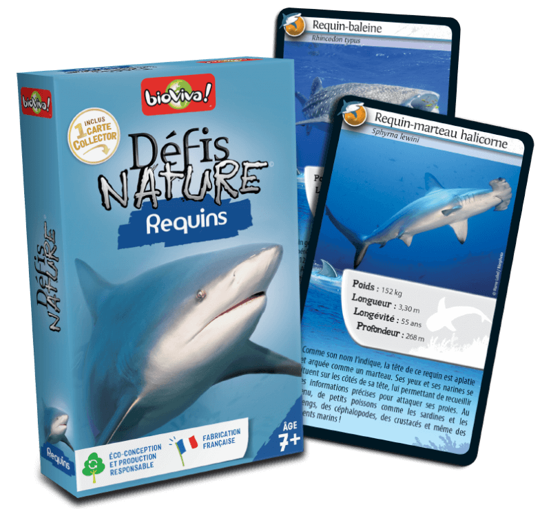 Présentation du jeu Défis Nature - Requins offert chez LilloJEUX