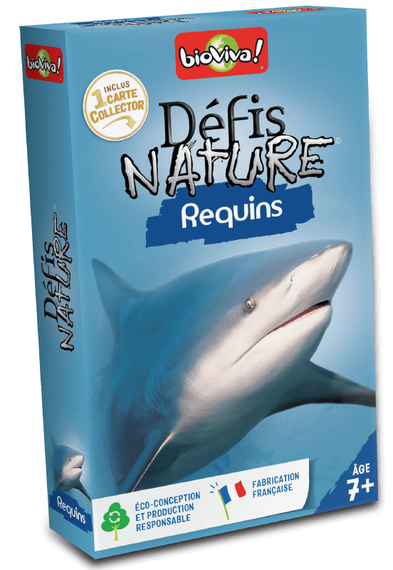Boite du jeu Défis Nature - Requins offert chez LilloJEUX