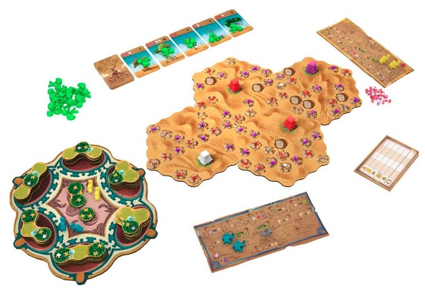 Présentation du jeu Ishtar - Les Jardins de Babylone offert chez LilloJEUX