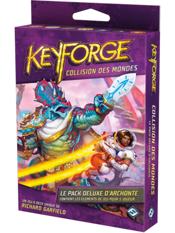 Boite du jeu Keyforge - Collision des Mondes Pack Deluxe offert chez LilloJEUX