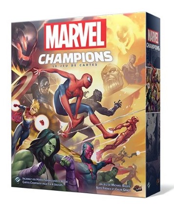 Boite du jeu Marvel Champions - Le Jeu de Cartes offert chez LilloJEUX