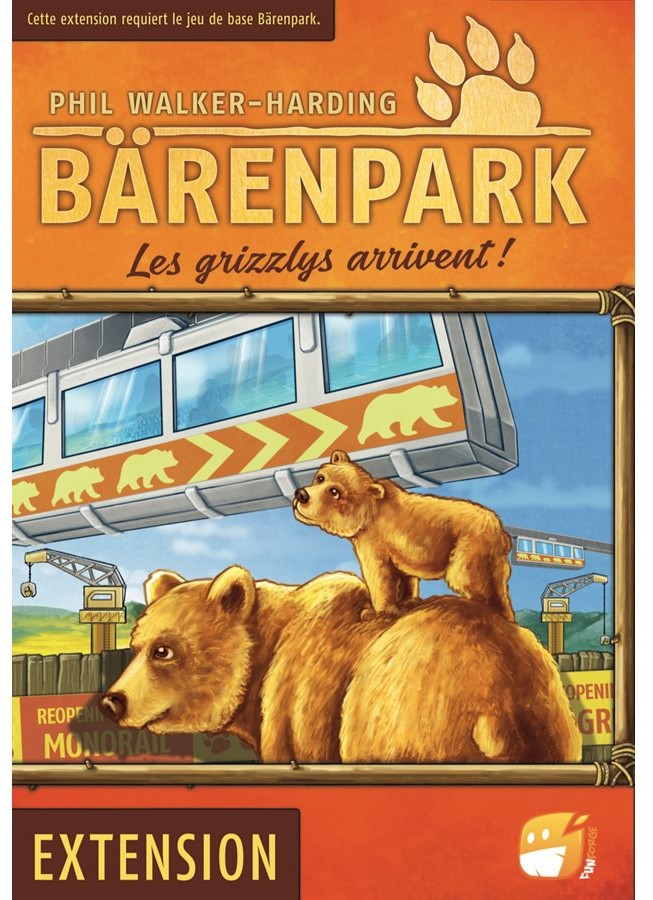 Boite du jeu Barenpark - Les Grizzlys arrivent (ext) offert chez LilloJEUX