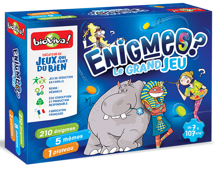 Boite du jeu Énigmes? Le Grand Jeu offert chez LilloJEUX