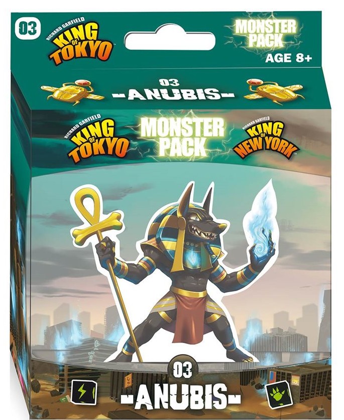 Boite du jeu King of Tokyo - Monster Pack: Anubis (ext) offert chez LilloJEUX