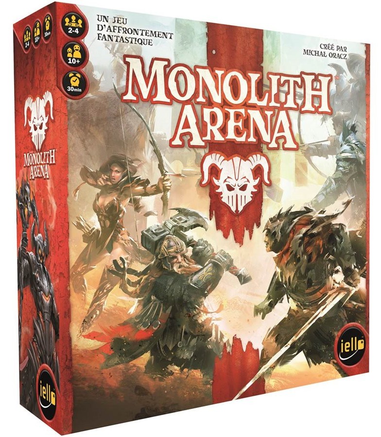Boite du jeu Monolith Arena offert chez LilloJEUX