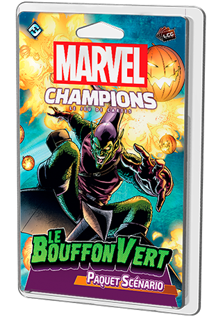 Boite du jeu Marvel Champions-Le Jeu de Cartes: Le Bouffon Vert (ext) offert chez LilloJEUX
