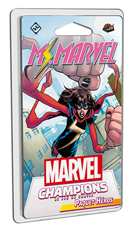 Boite du jeu Marvel Champions- Le jeu de Cartes: MS MARVEL (ext) offert chez LilloJEUX