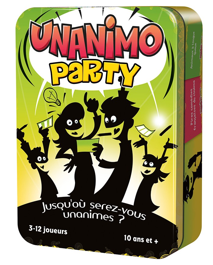 Boite du jeu Unanimo Party offert chez LilloJEUX