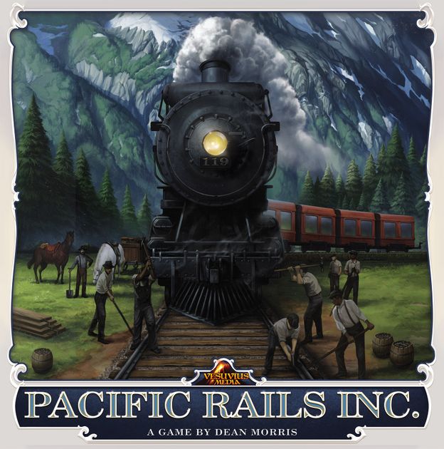 Boîte du jeu Pacific Rails Inc