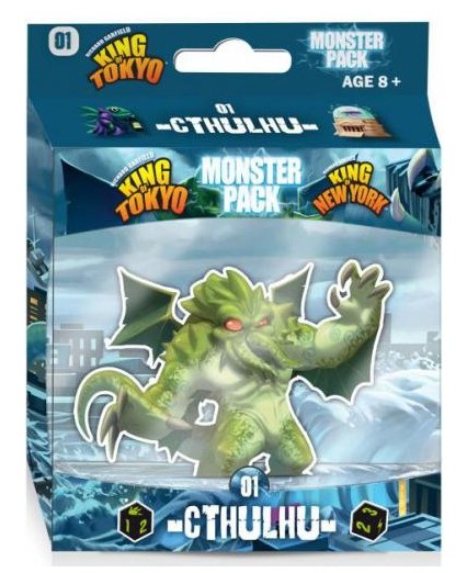 Boite du jeu King of Tokyo / NY - Monster Pack : Cthulhu (ext) offert chez LilloJEUX