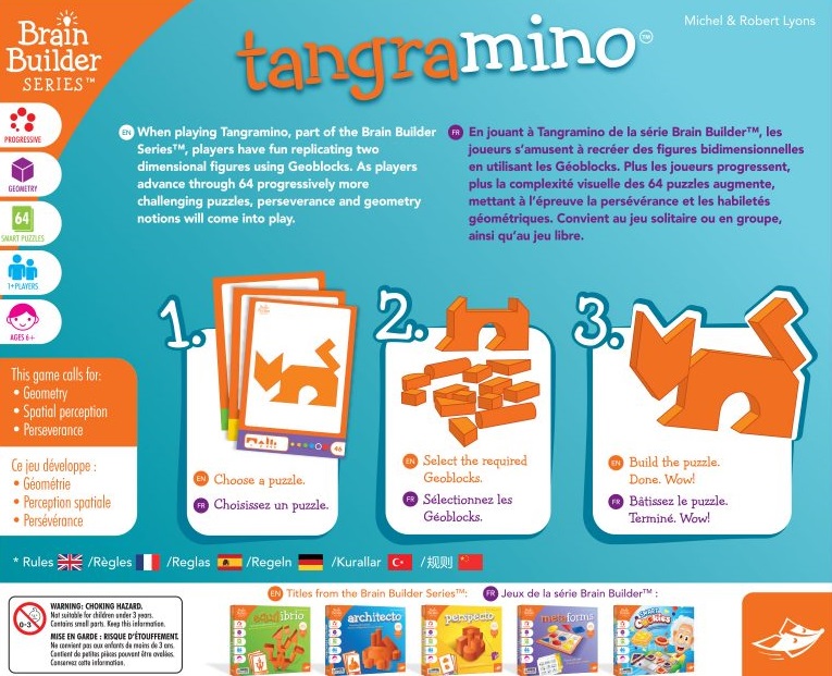 Présentation du jeu Tangramino (ML)