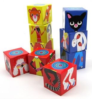 Boite du jeu 9 Cubes - Drôles d'Animaux offert chez LilloJEUX