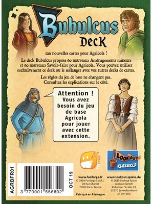 Présentation du jeu Agricola : Bubulcus (ext) offert chez LilloJEUX
