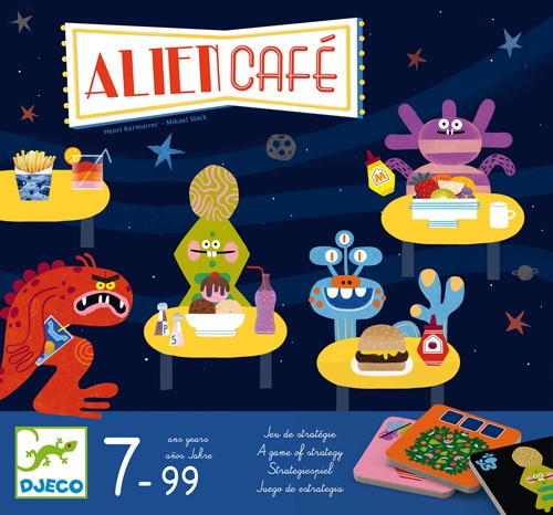 Boite du jeu Alien Café offert chez LilloJEUX