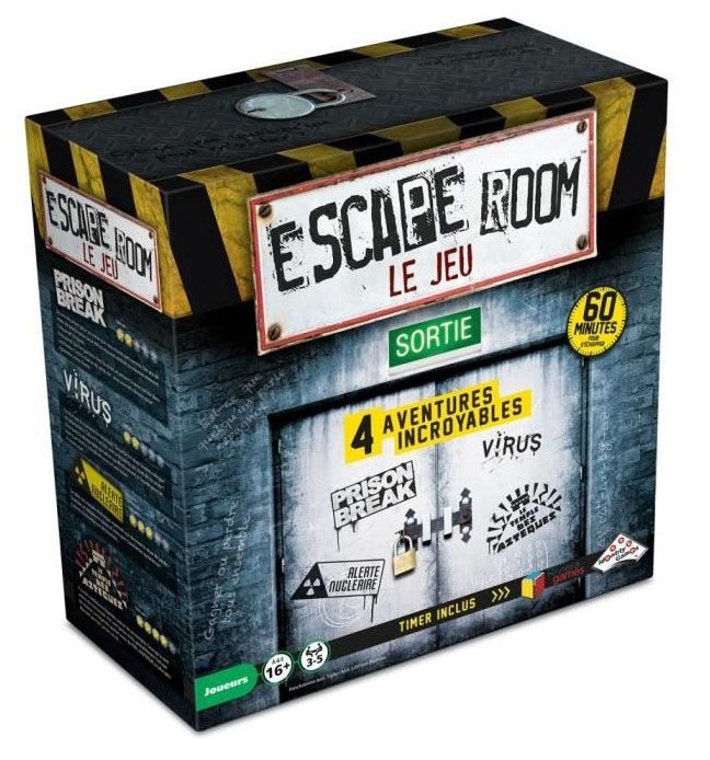 Boite du jeu Escape Room Le Jeu offert chez LilloJEUX