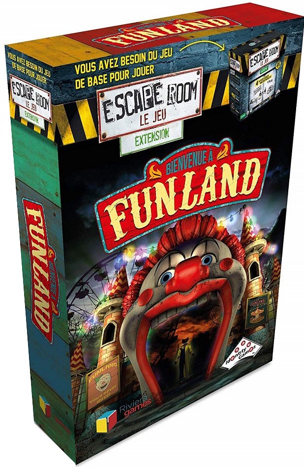 Boite du jeu Escape Room: Le Jeu- Funland (ext) offert chez LilloJEUX