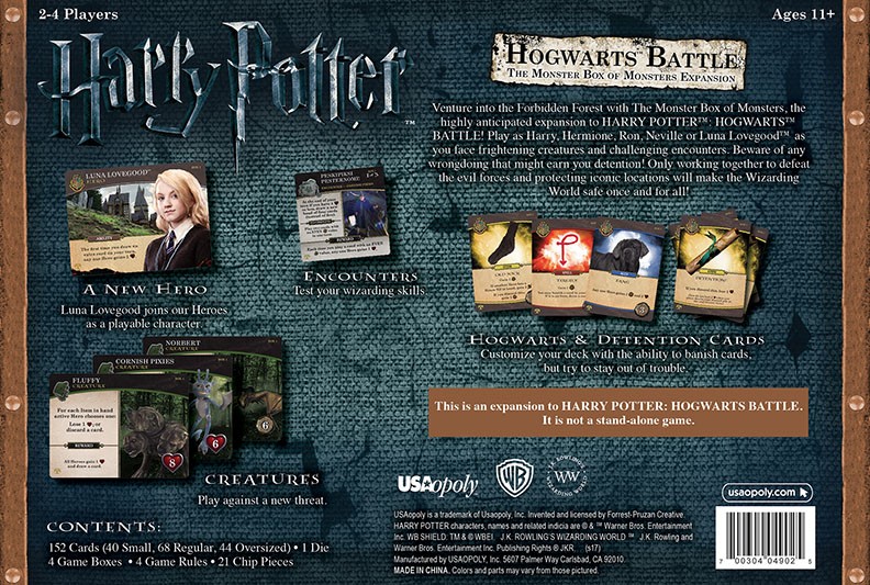 Harry Potter Hogwarts Battle The Monster Box Of Monsters Vf Lillojeux