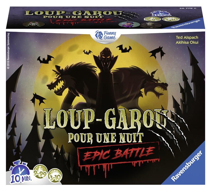 Boite du jeu Loup-Garou Epic Battle (VF) offert chez LilloJEUX