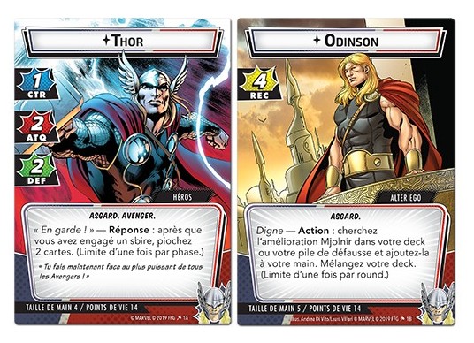 Présentation du jeu Marvel Champions: Le Jeu de Cartes - Thor (ext) offert chez LilloJEUX