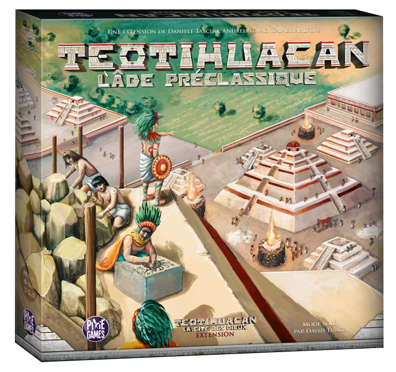 Boite du jeu Teotihuacan - L'Âge Préclassique (ext) offert chez LilloJEUX