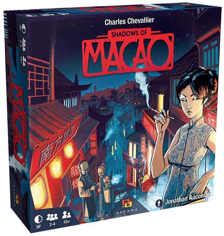 Boîte du jeu Les Ombres de Macao