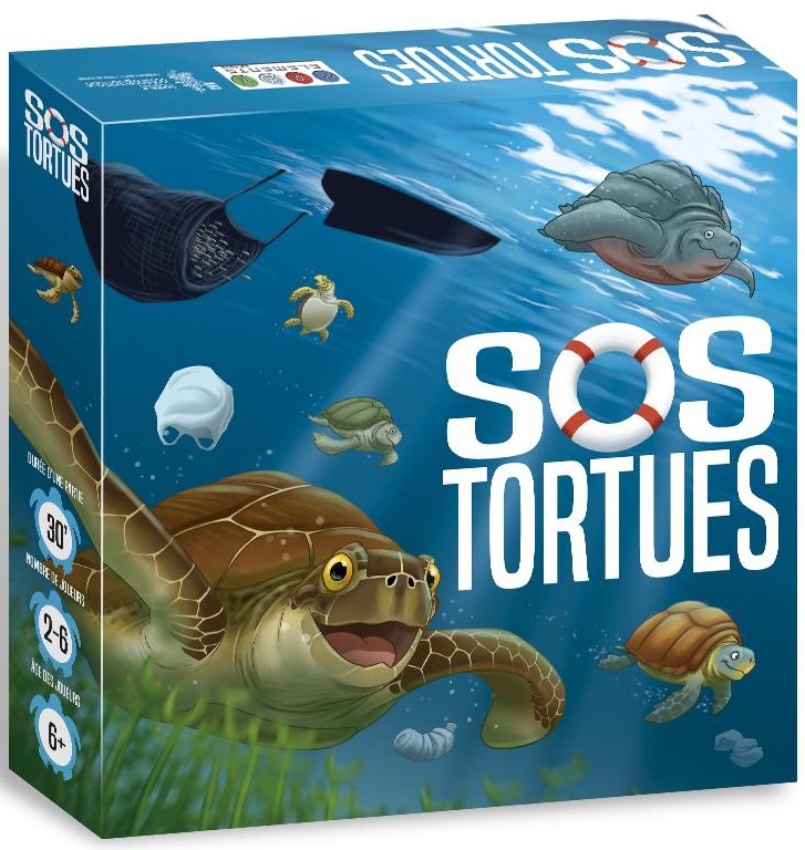 Boîte du jeu SOS Tortues