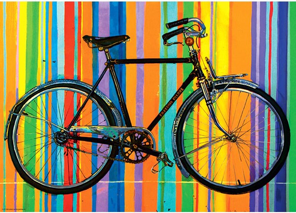 Casse-tête - Bike Art - Freedom Deluxe (1000 pièces) - Heye