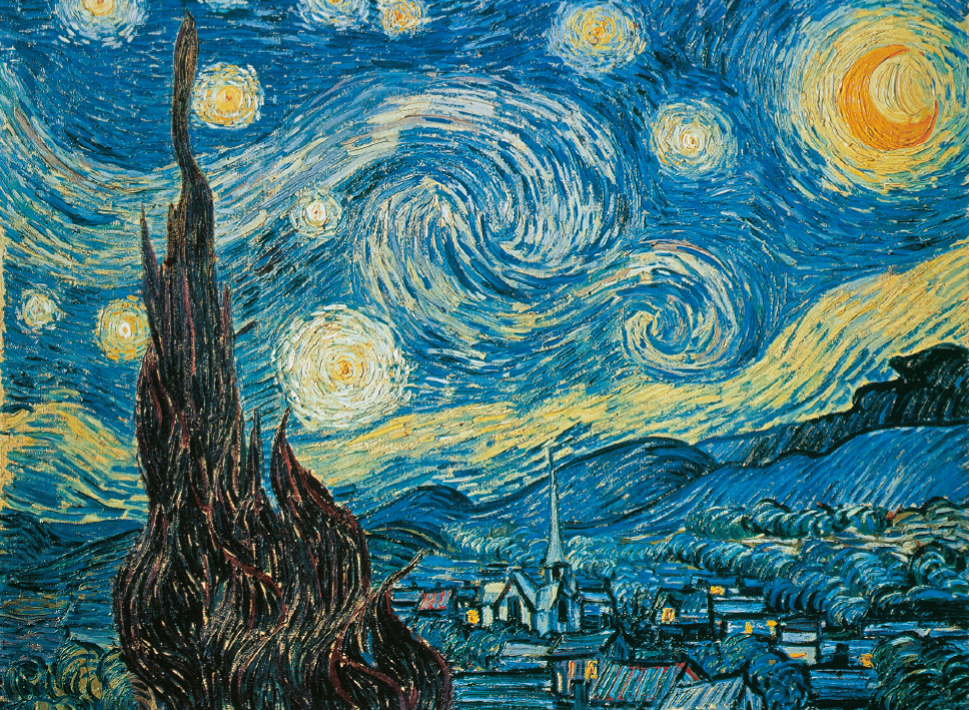 Casse-tête - Clementoni - Van Gogh : La nuit étoilée (500 pièces)
