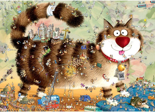 Marino Degano – Cat’s Life (1000 pièces) – Heye
