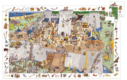 Observation – Château fort (100 pièces) – Djeco