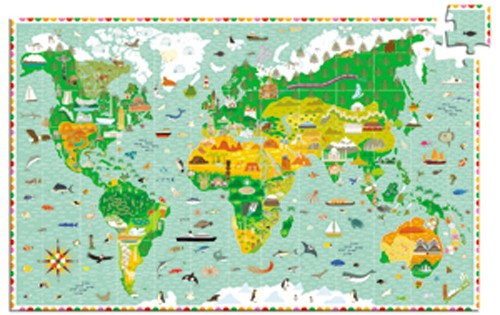 Observation – Tour du monde (200 pièces) – Djeco