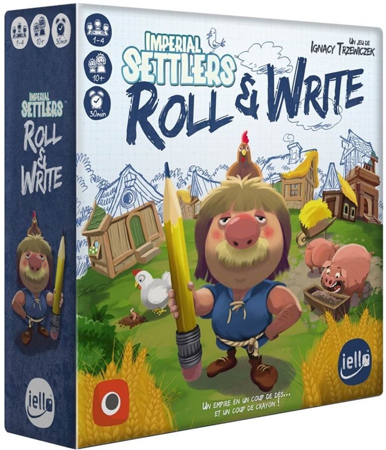 Boîte du jeu Imperial settlers roll and write